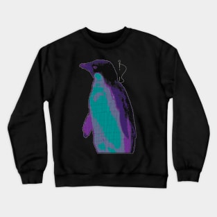 Cross Stitch Penguin Crewneck Sweatshirt